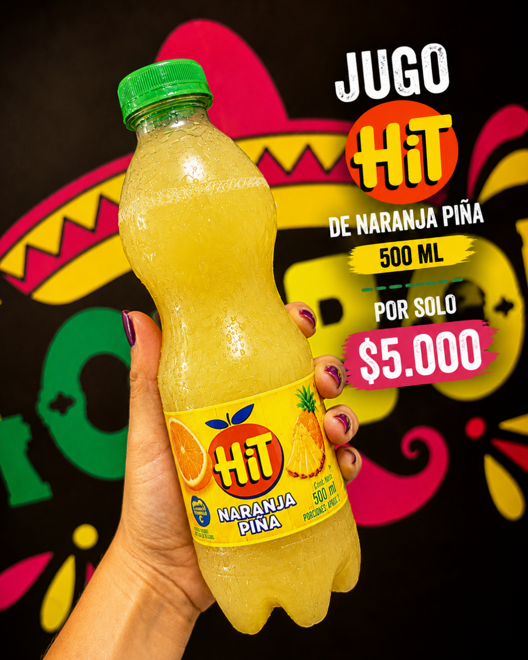 Jugo Hit Naranja Piña