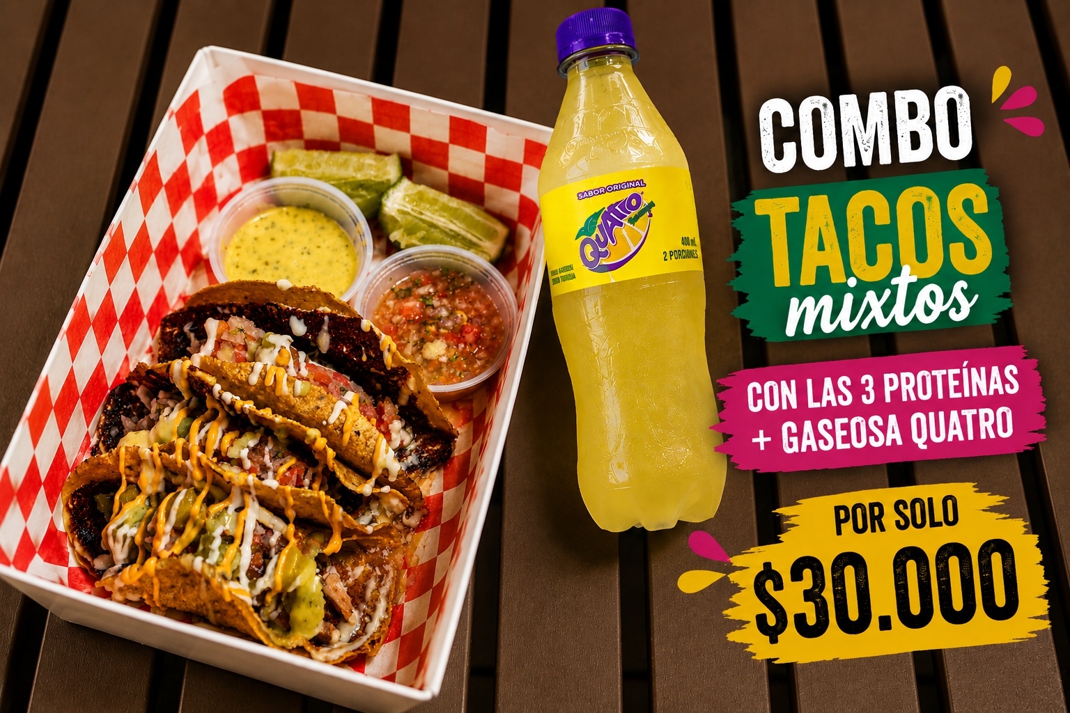 Combo Tacos Mixtos